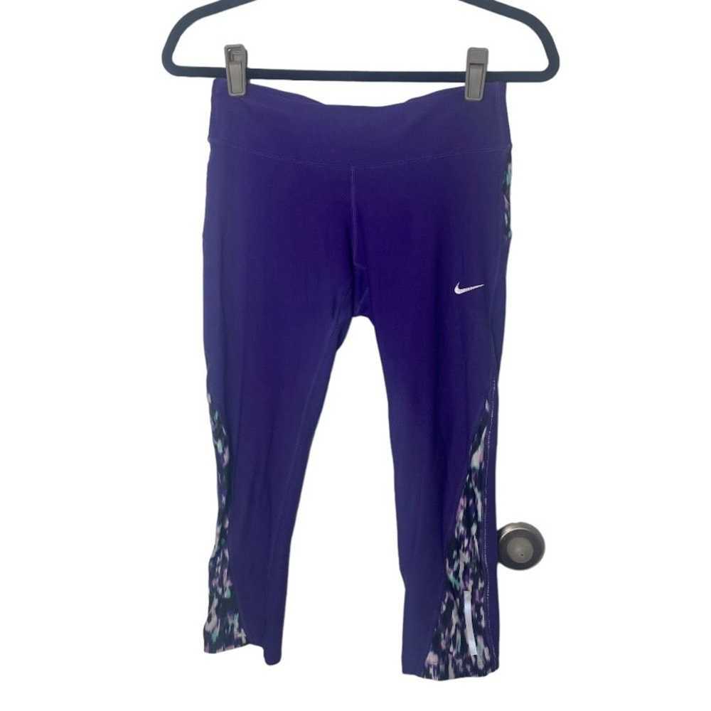 Nike Nike DryFit SZ S purple leggings - image 1