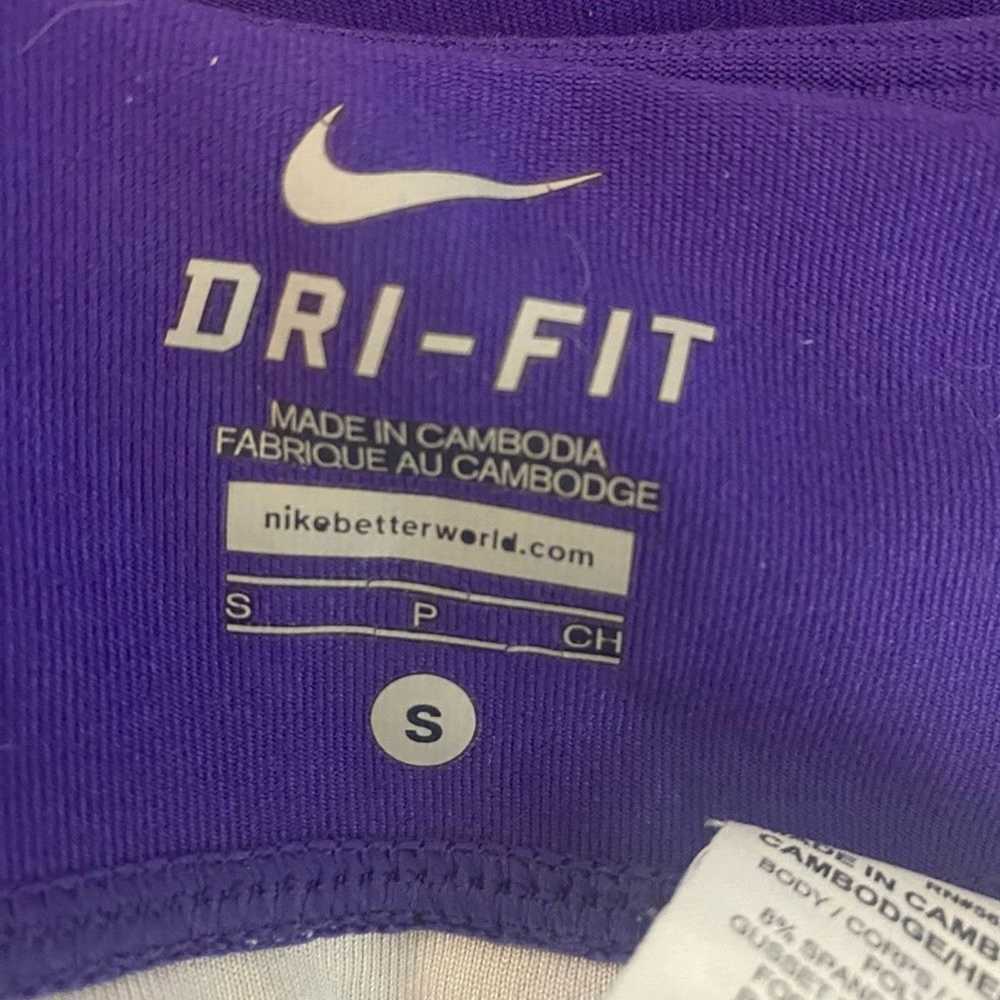 Nike Nike DryFit SZ S purple leggings - image 4