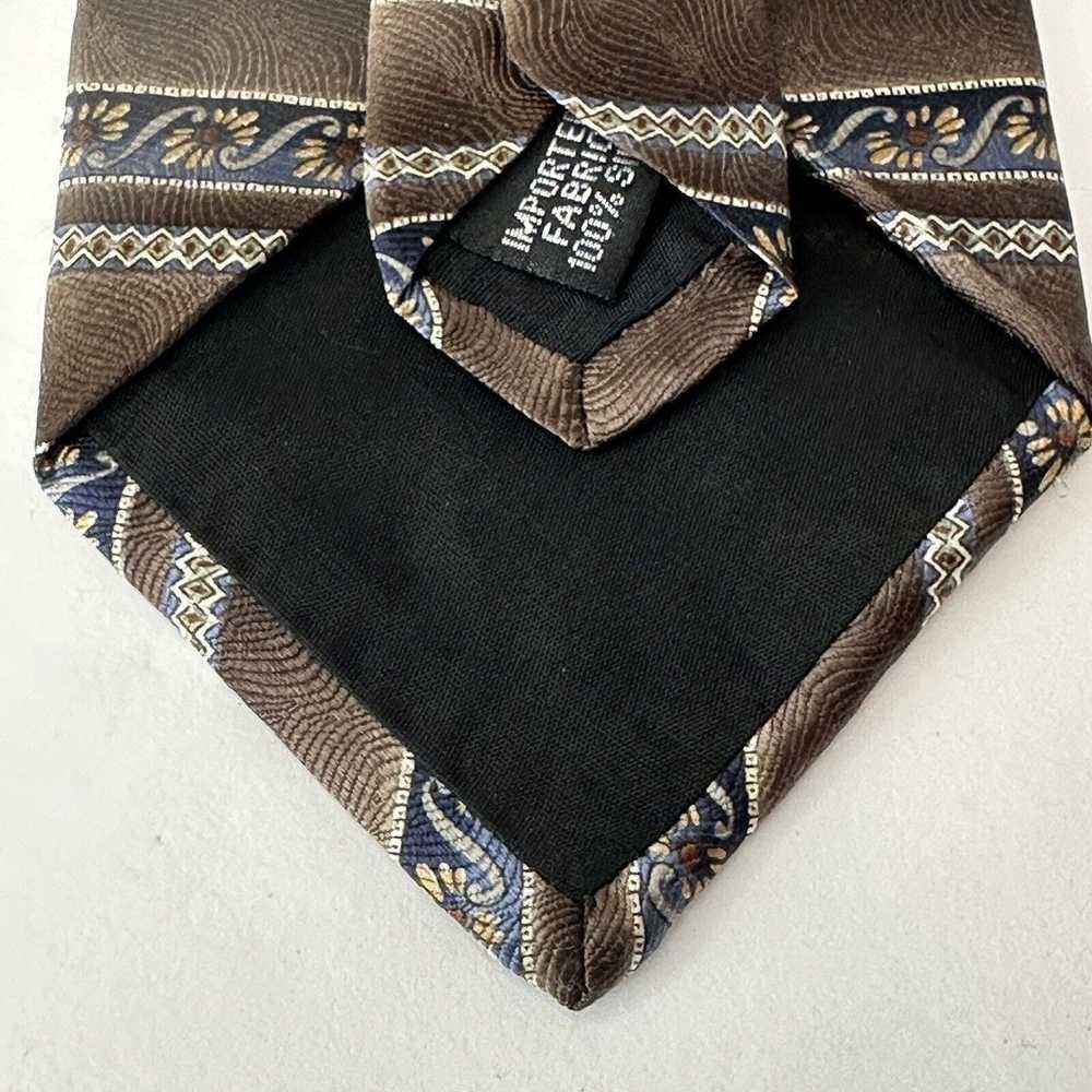 Geoffrey Beene GEOFFREY BEENE Tie, Brown/Blue w/F… - image 5