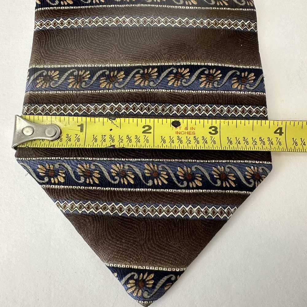 Geoffrey Beene GEOFFREY BEENE Tie, Brown/Blue w/F… - image 6