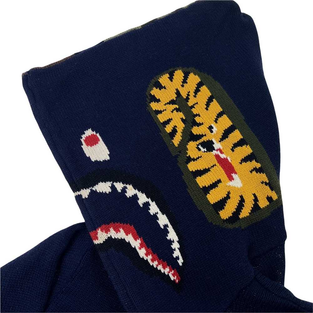 Bape Bape Knitted Shark Hoodie - image 3