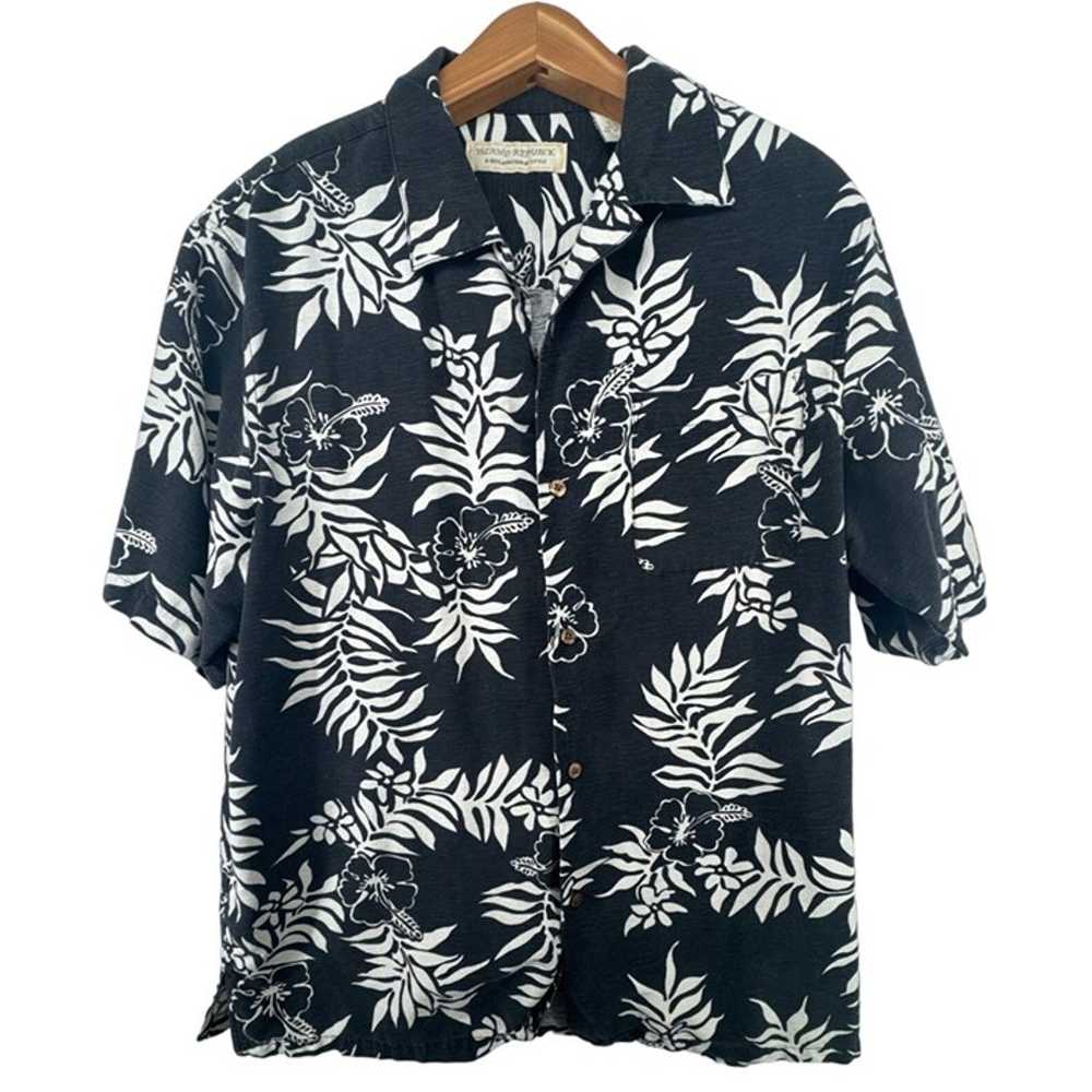 Island Republic Men Hawaiian Shirt Vtg Sz L 100% … - image 1