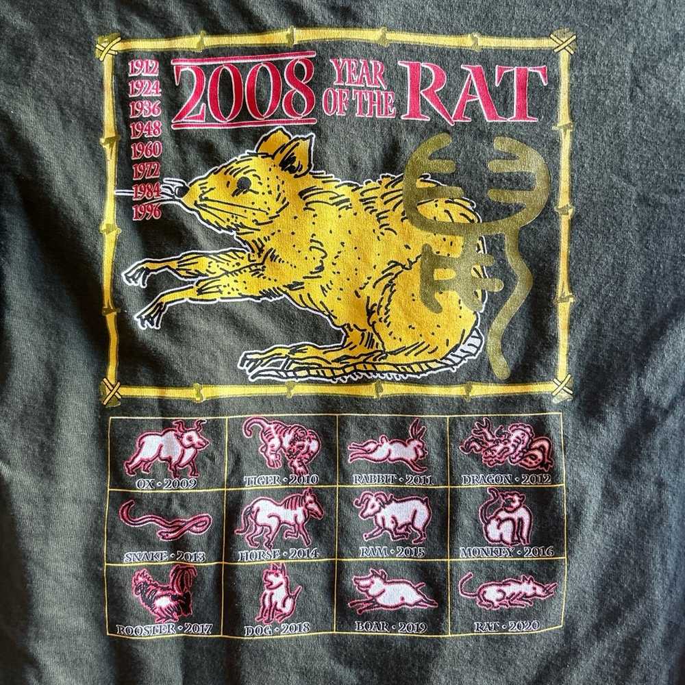 Y2K 2008 Year of the Rat Tshirt - image 3