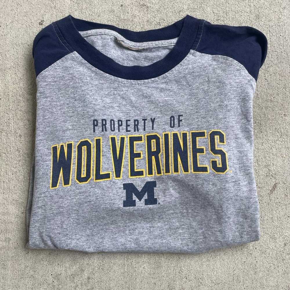 Vintage Michigan Wolverines Graphic T-Shirt - image 2