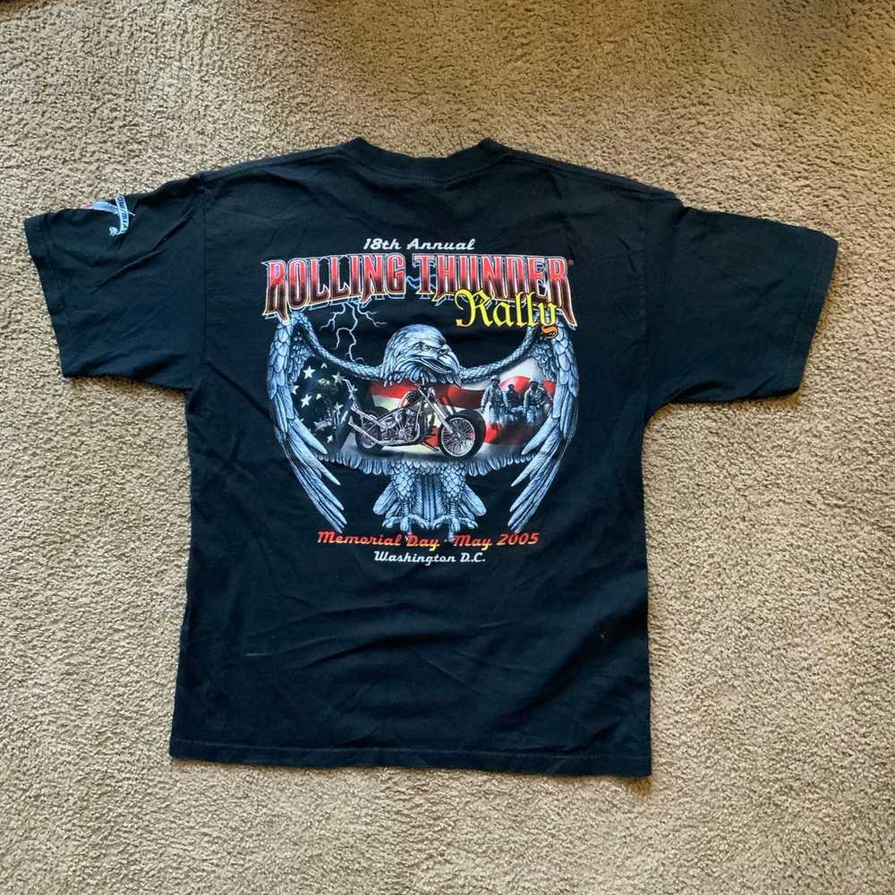 Rolling Thunder RARE VINTAGE Shirt - image 1