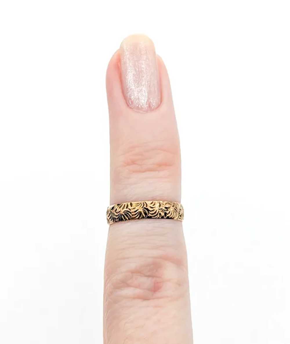 Antique Victorian Childs Ring In Yellow Gold - image 4