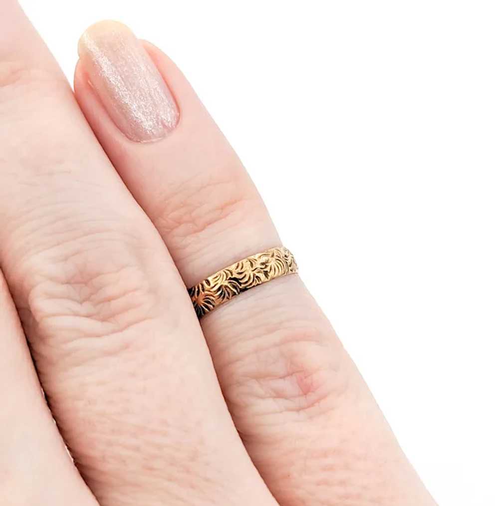 Antique Victorian Childs Ring In Yellow Gold - image 5