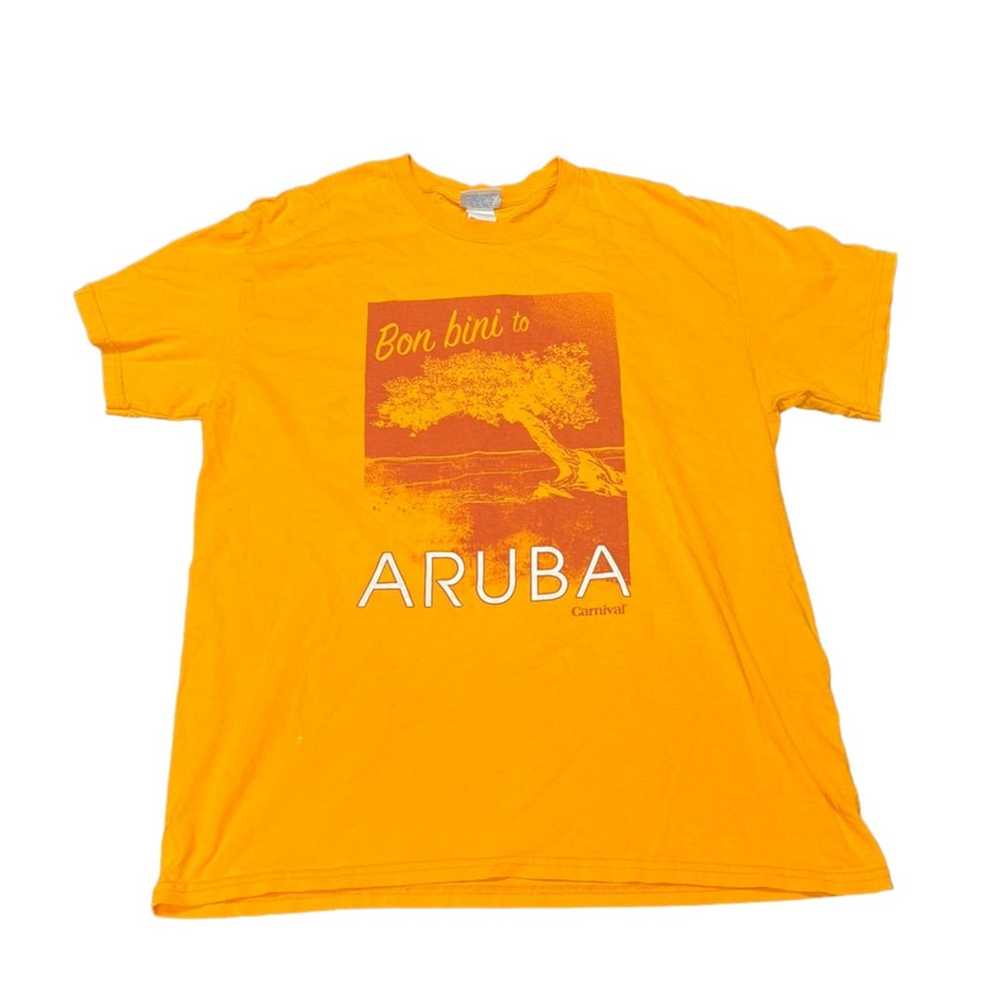 90’s Carnival Cruise Lines Aruba T-shirt size lar… - image 1