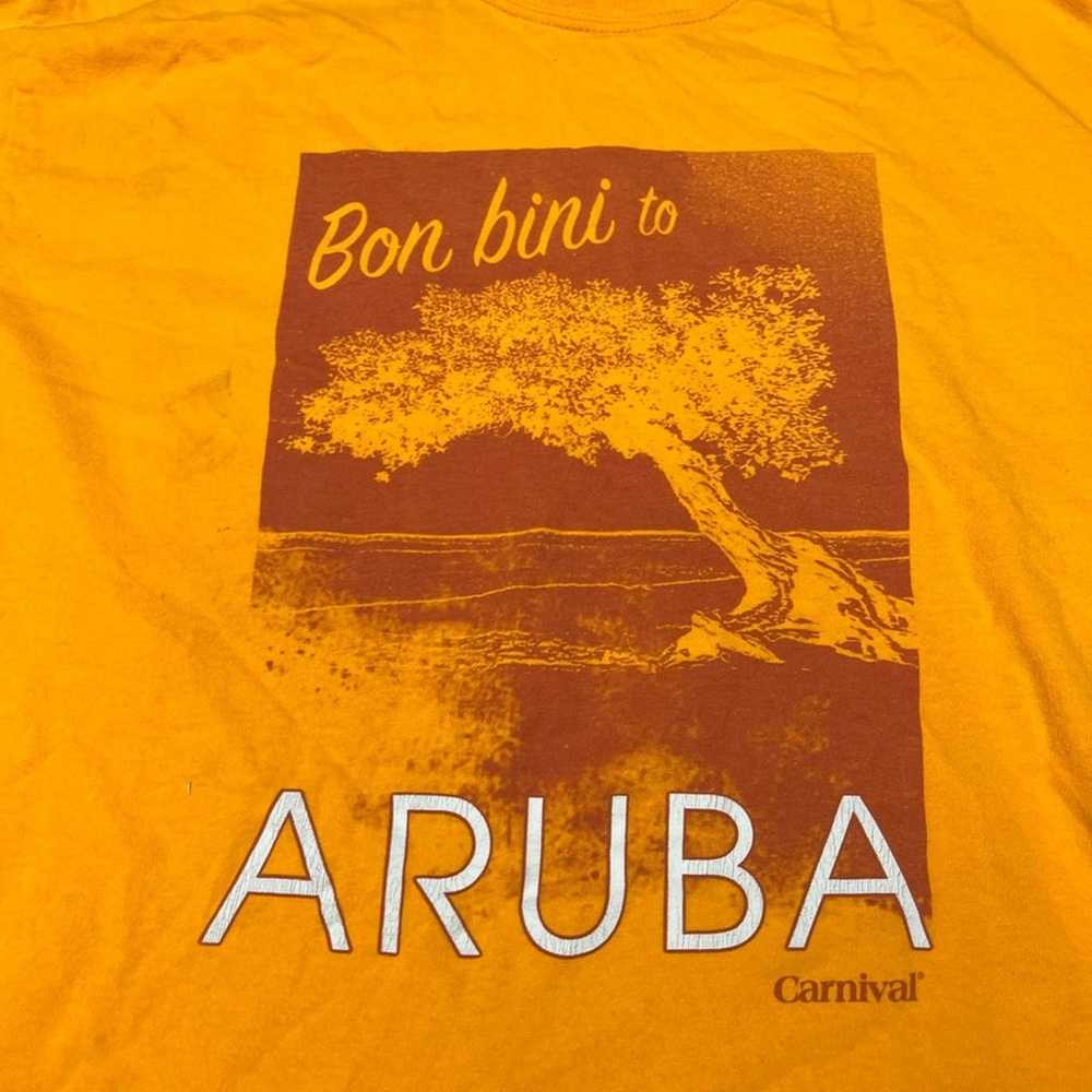 90’s Carnival Cruise Lines Aruba T-shirt size lar… - image 2