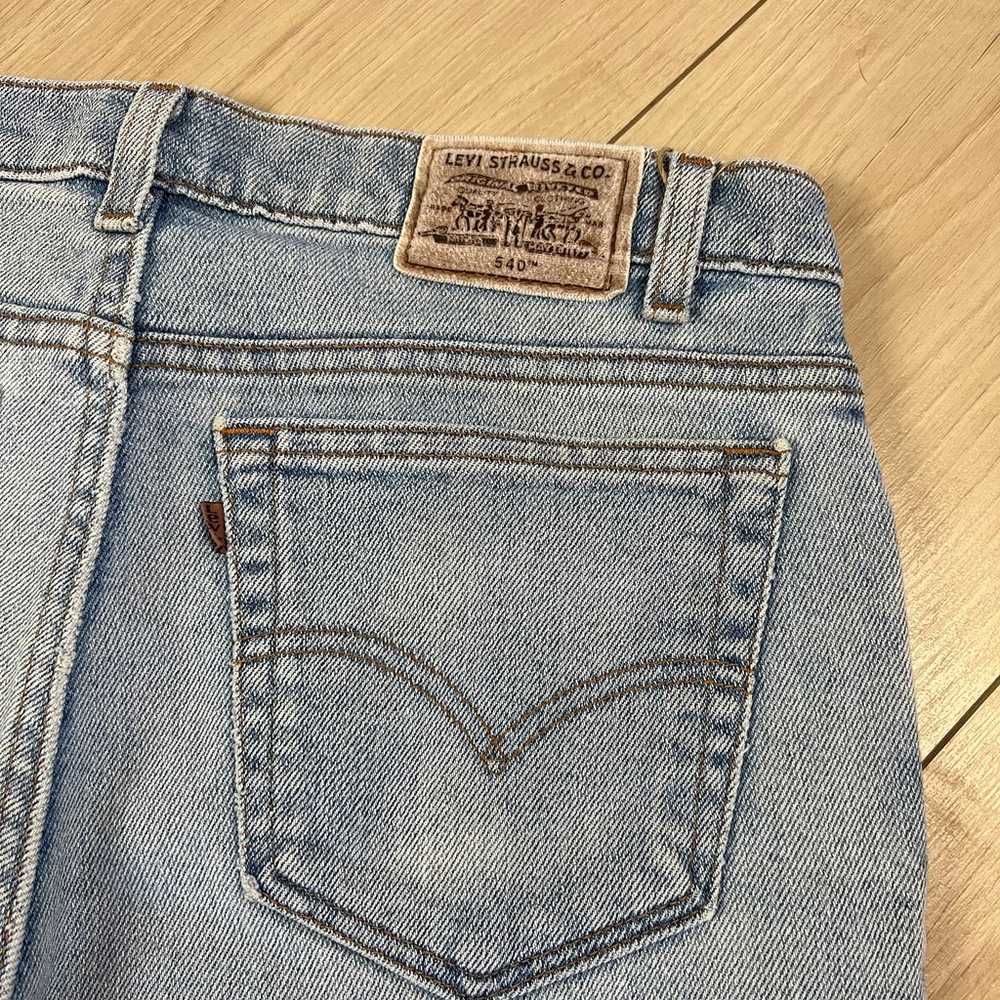 Vintage 80s 90s Levi’s 540 Burgandy Tab Jeans - image 6
