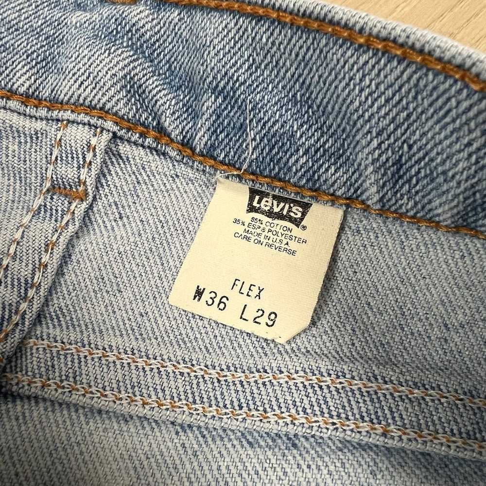 Vintage 80s 90s Levi’s 540 Burgandy Tab Jeans - image 8