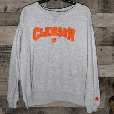 (XL) Starter Clemson Tigers Football Crewneck Swe… - image 1