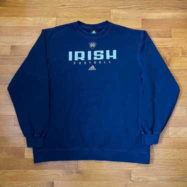 Vintage Adidas Notre Dame Football Crewneck Sweat… - image 1