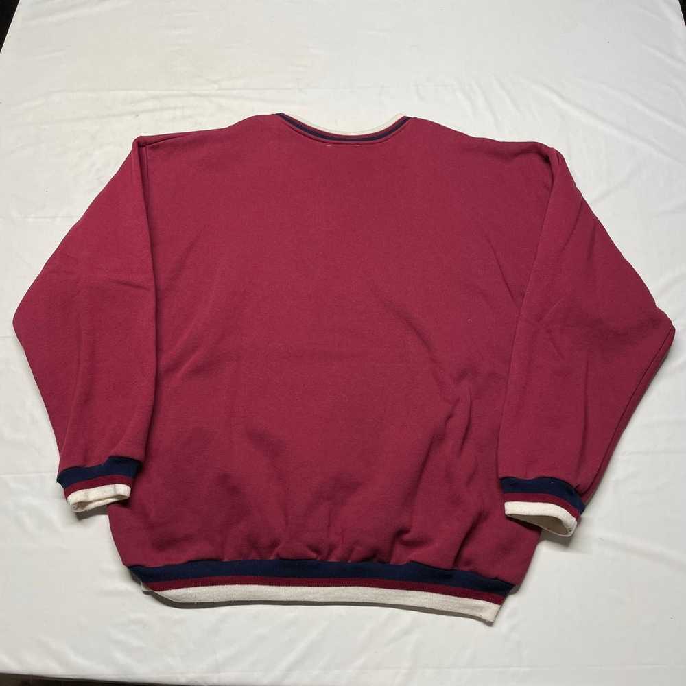 Vintage 90s Sean John Sweatshirt Men's XXL Red Pu… - image 2
