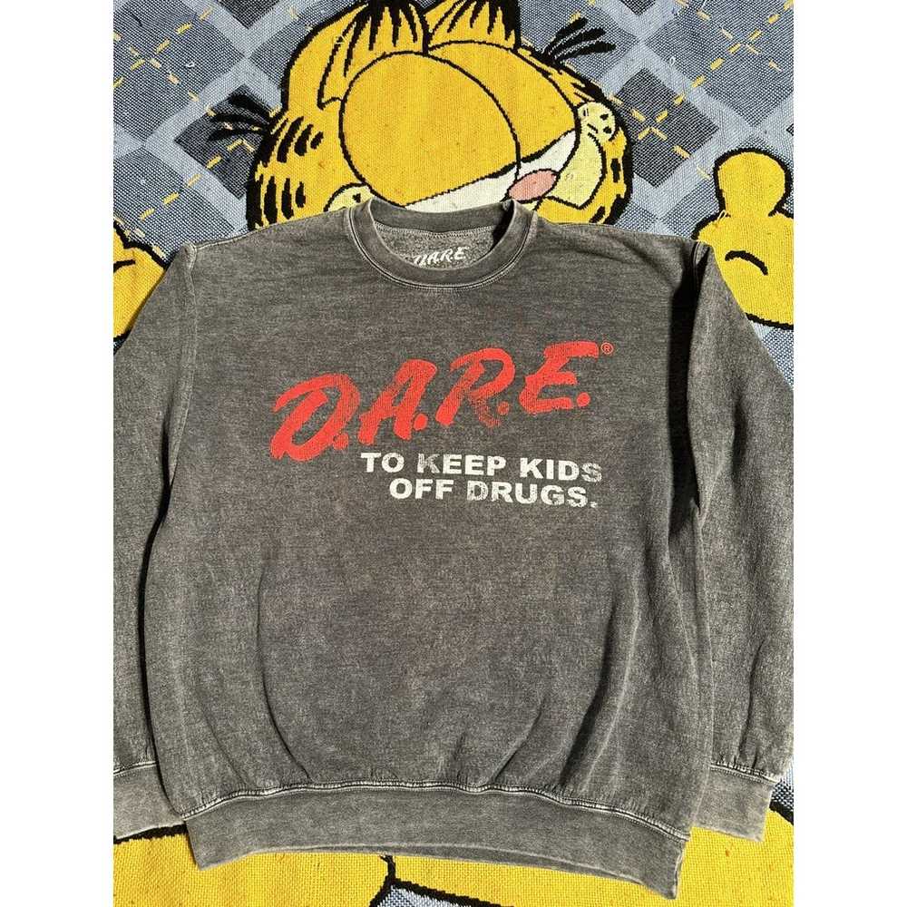 Vintage FADED D.A.R.E To Keep Kids Off Drugs Grey… - image 2