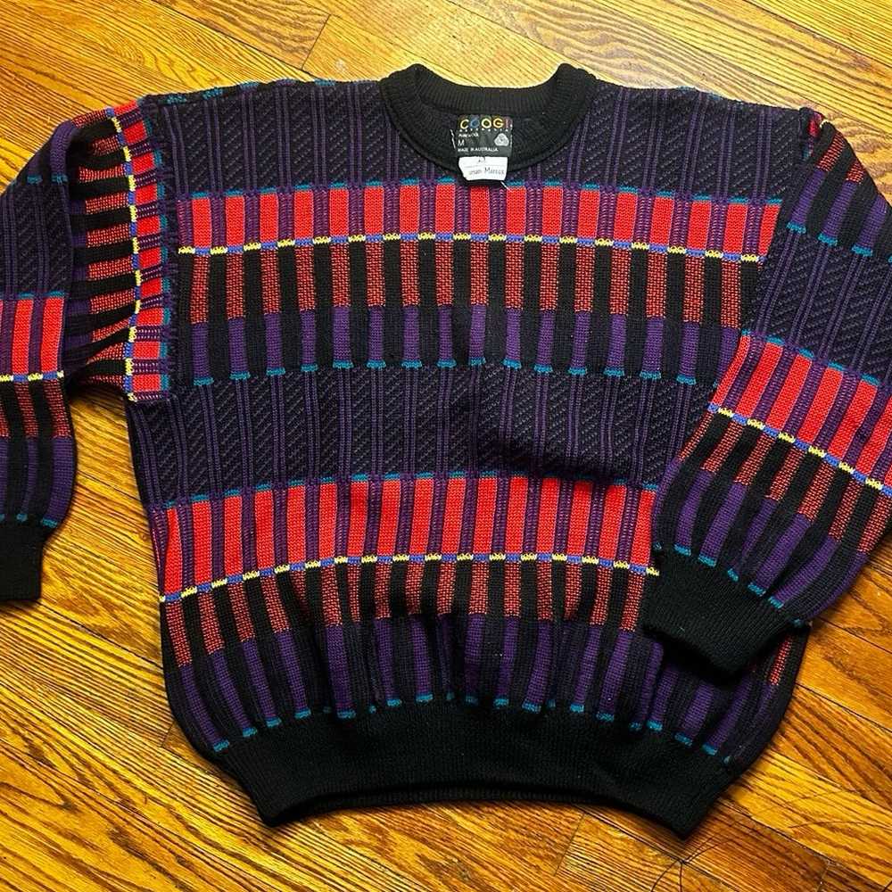 Coogi Vintage Sweater Neiman Marcus M Wool - image 1