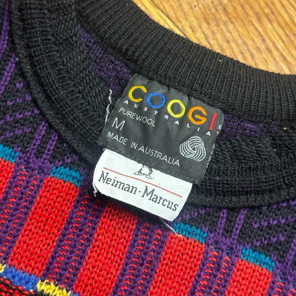 Coogi Vintage Sweater Neiman Marcus M Wool - image 2