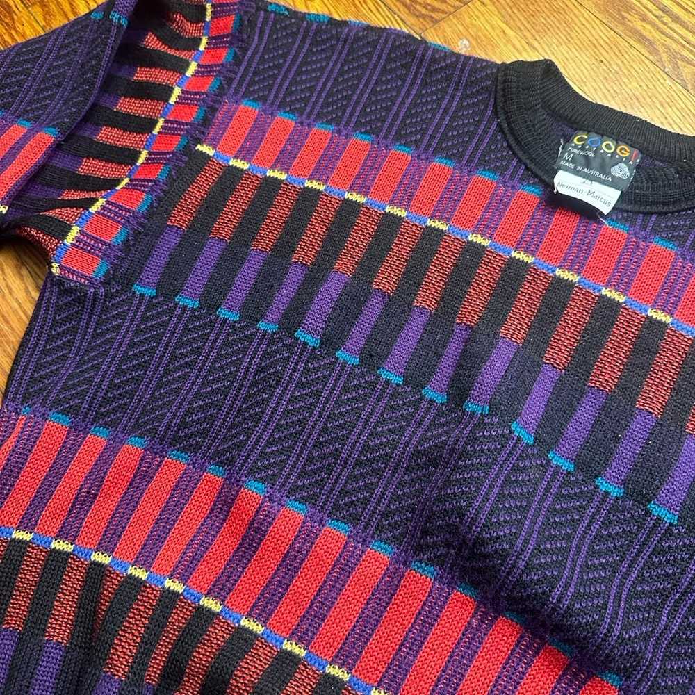 Coogi Vintage Sweater Neiman Marcus M Wool - image 3