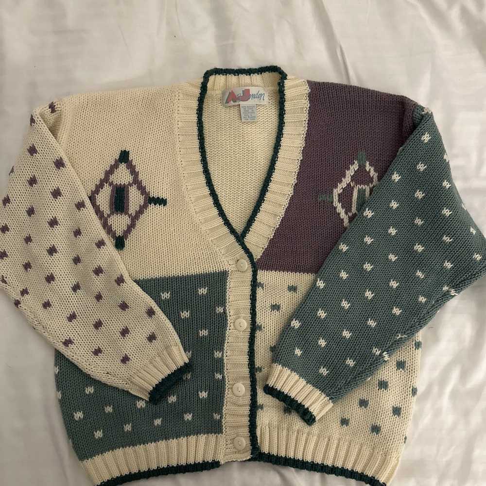 Vintage A J Brandon Cardigan - image 3