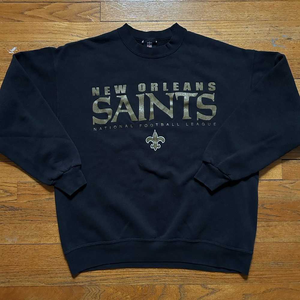 Vintage NFL New Orleans Saints Crewneck Sweater - image 1