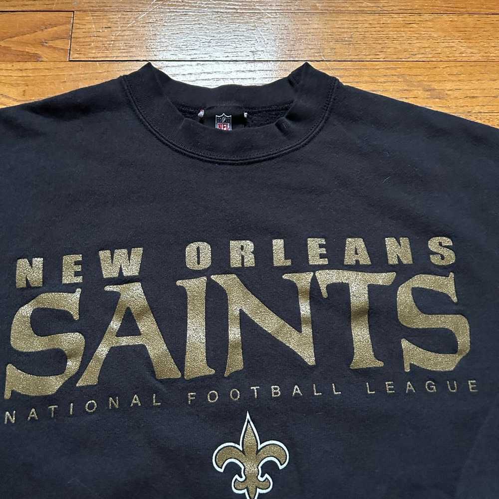 Vintage NFL New Orleans Saints Crewneck Sweater - image 2