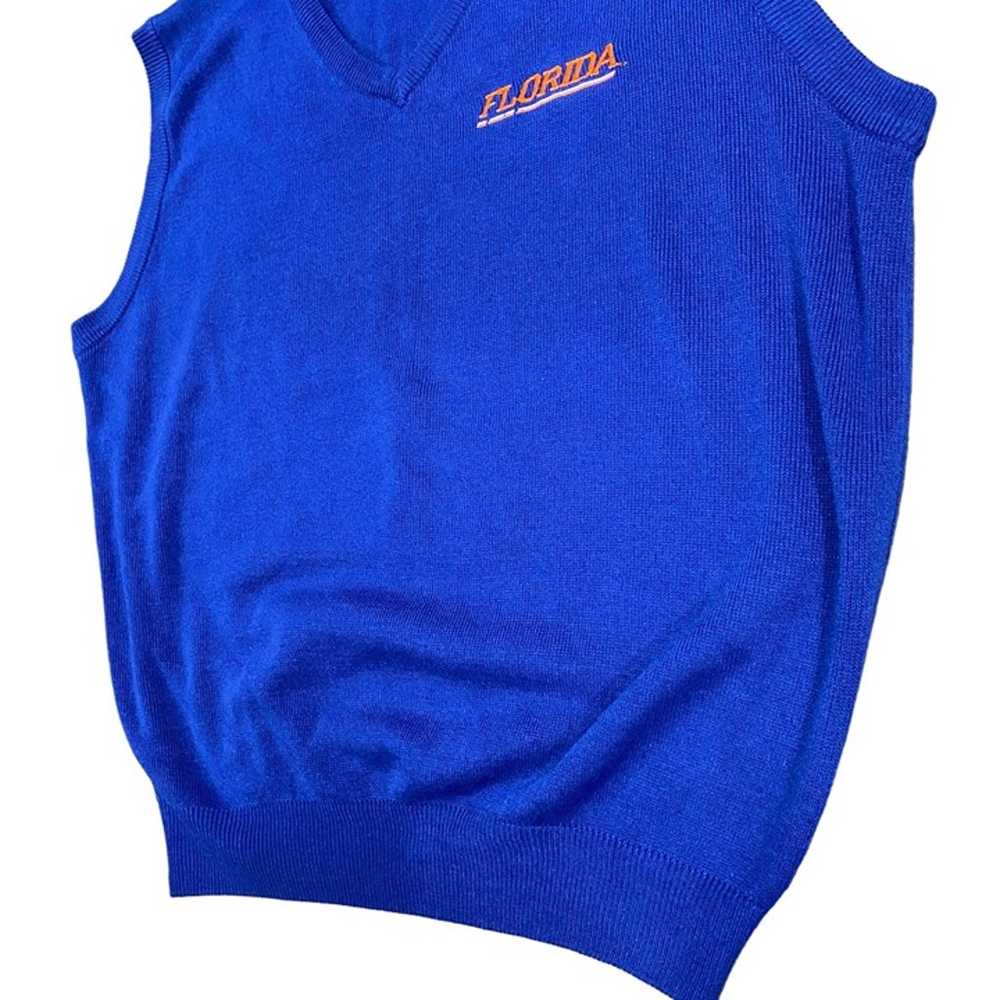 Vintage Cadre Athletic Florida Gators L Blue Swea… - image 4