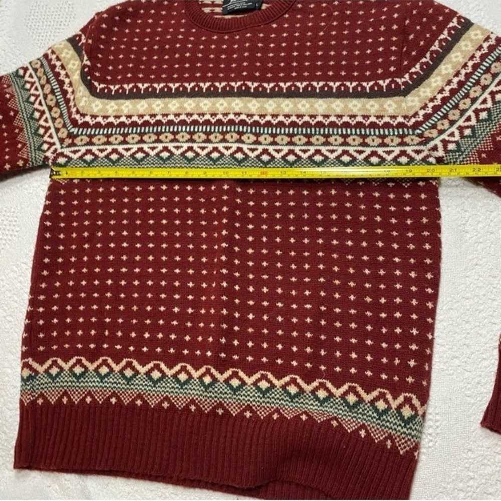 Jantzen Vintage Patterned Sweater (L) - image 3