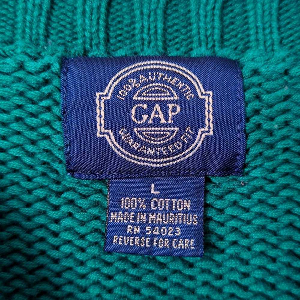 Gap 80's Vintage Classic Chunky Knit Long Sleeve … - image 4