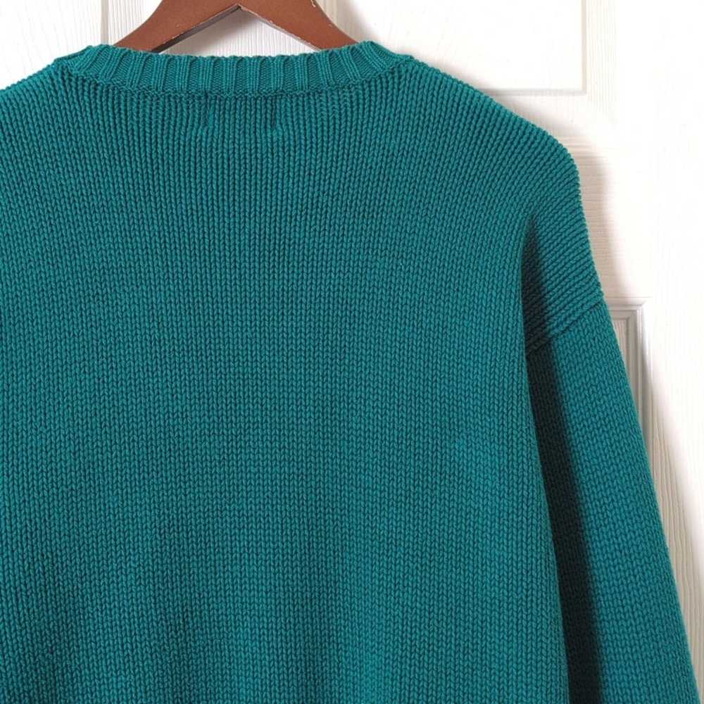 Gap 80's Vintage Classic Chunky Knit Long Sleeve … - image 9