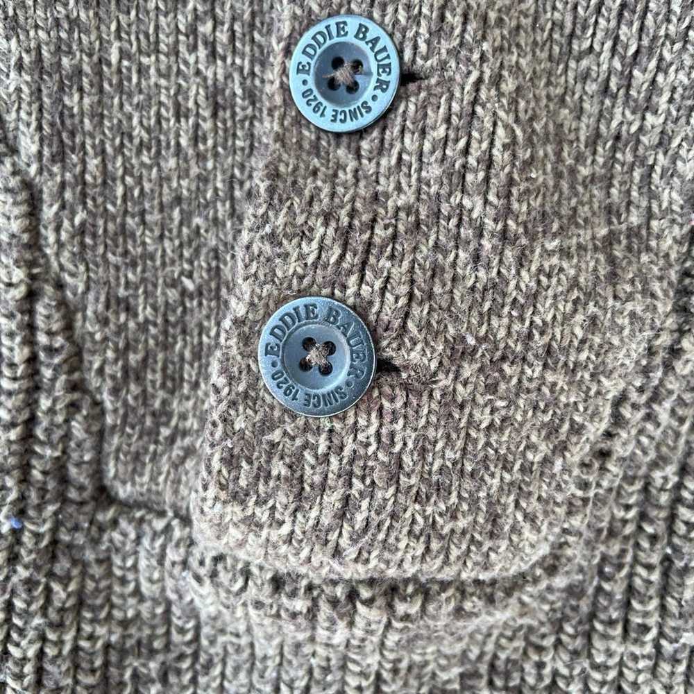 Vintage Eddie Bauer Brown Knit Sweater - image 2