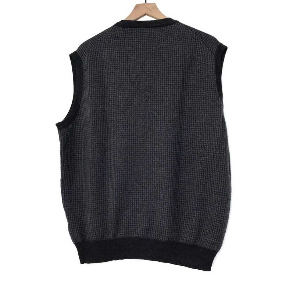CARNOUSTIE Knit Wool Sweater Vest XL - image 2