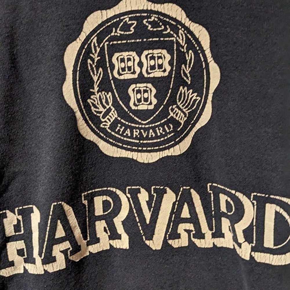 Vintage 90s Harvard University Blue XX-Large Swea… - image 2