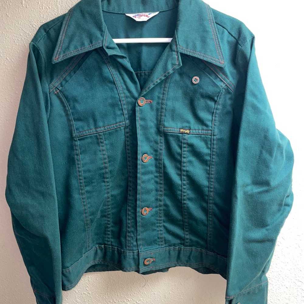 Vintage 1970’s Wrangler Denim Jacket sz L - image 1