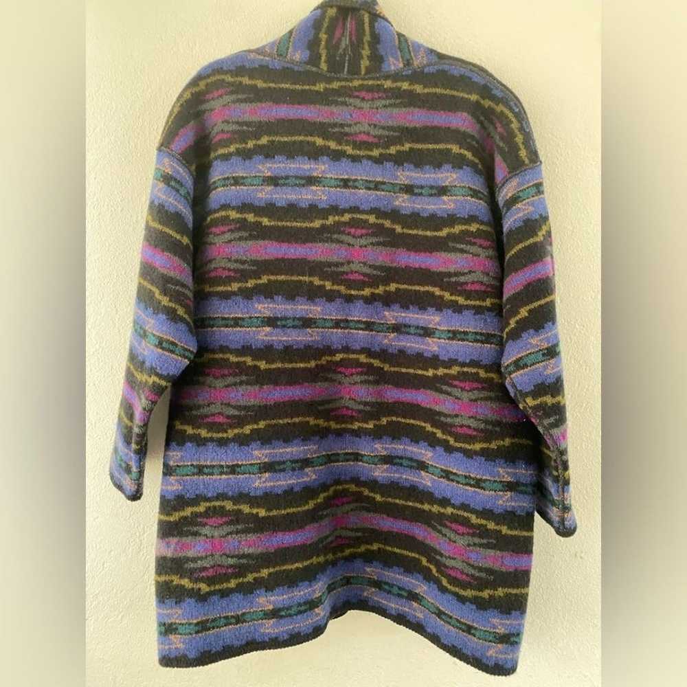 REI Men’s Multicolored Southwest Wool Coat Medium - image 9