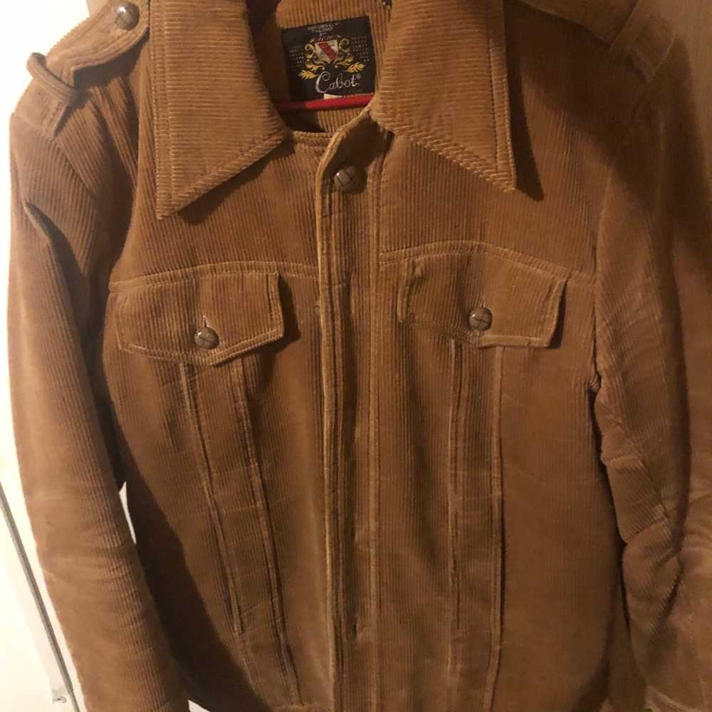 vintage cabot tailored corduroy jacket - image 1