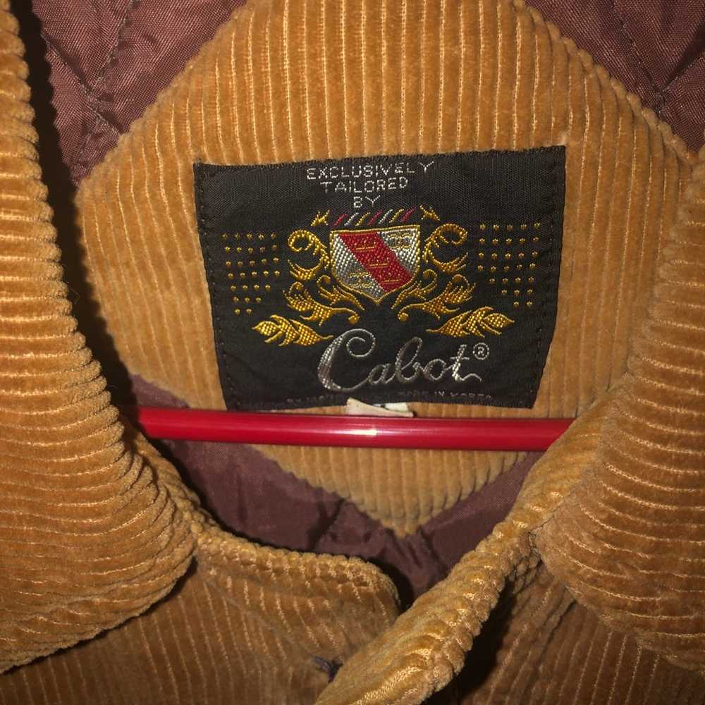 vintage cabot tailored corduroy jacket - image 3