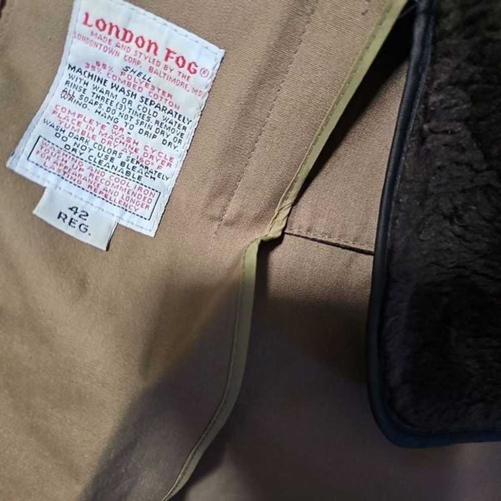 London Fog Maincoats Trench Coat Vintage 80" - image 3