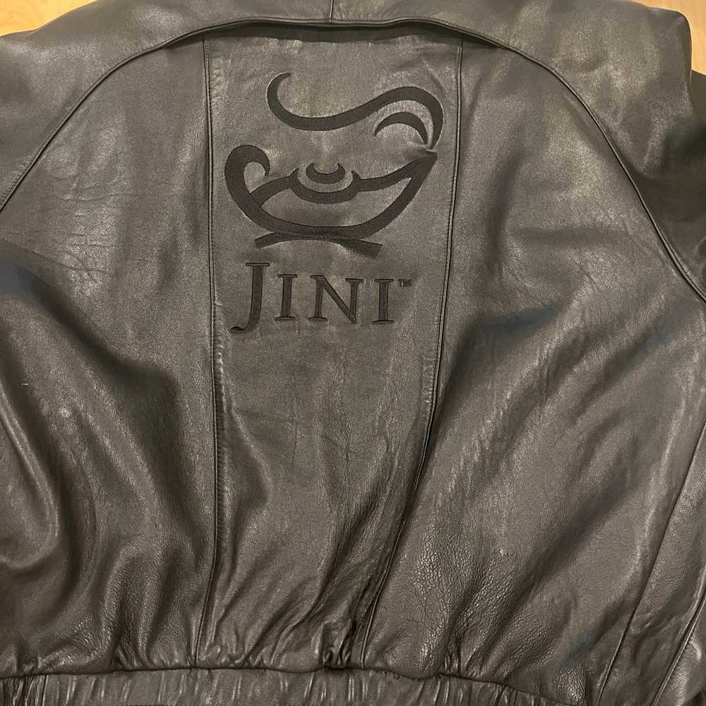 ***vintage*** geni leather bomber jacket - image 1