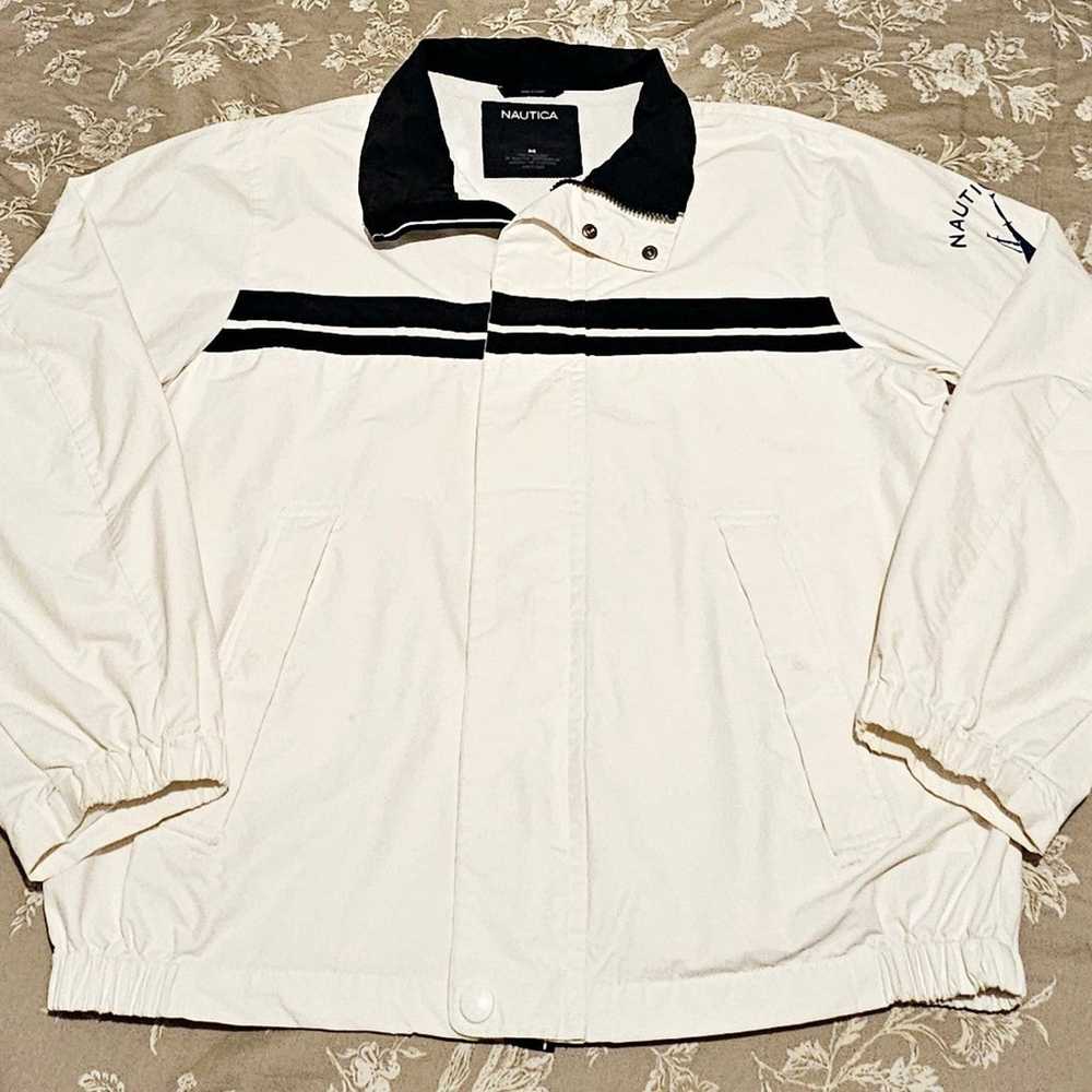 Vintage Nautica Windbreaker Mesh Lined Jacket Siz… - image 1
