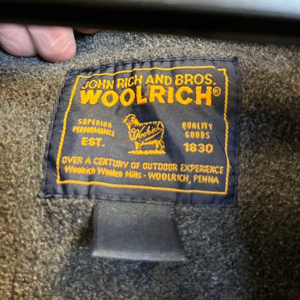 Woolrich John Rich & Bros Coat Men's Med Black Ny… - image 2