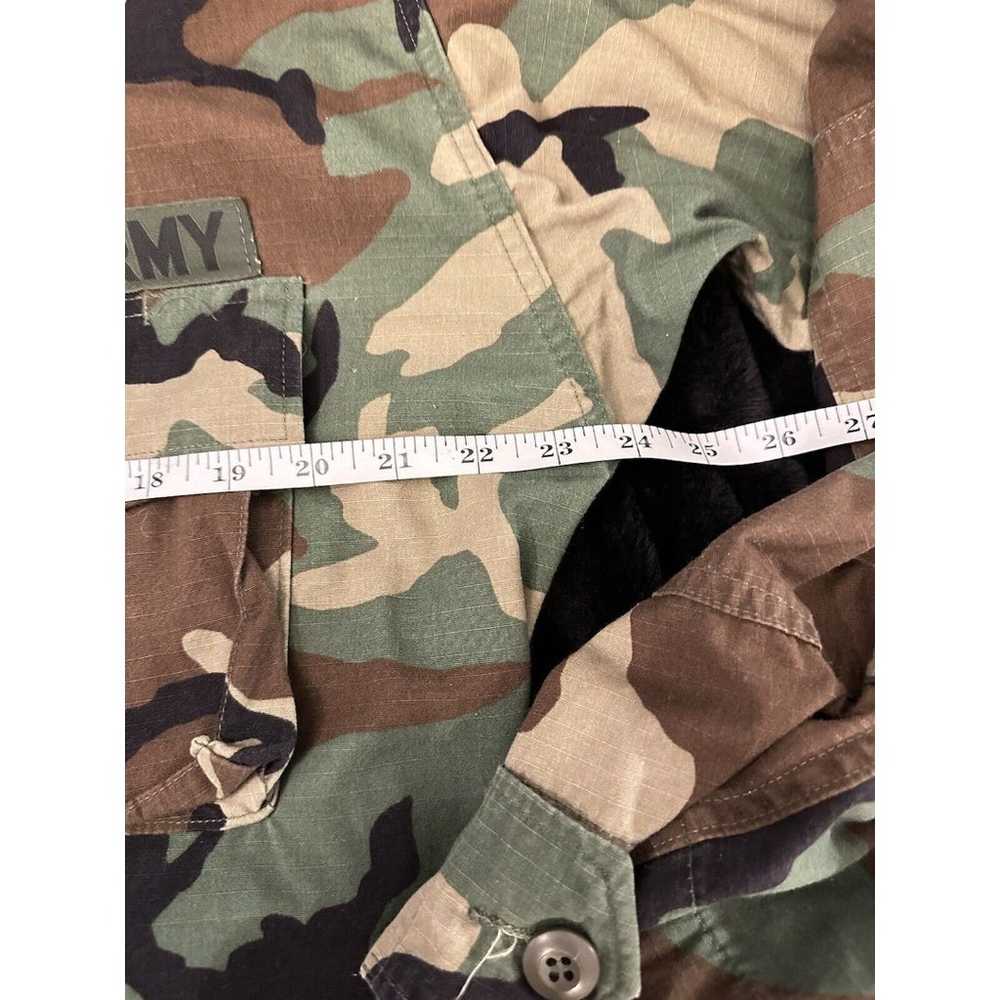 Vintage Camouflage Military Jacket Mens Medium M … - image 10