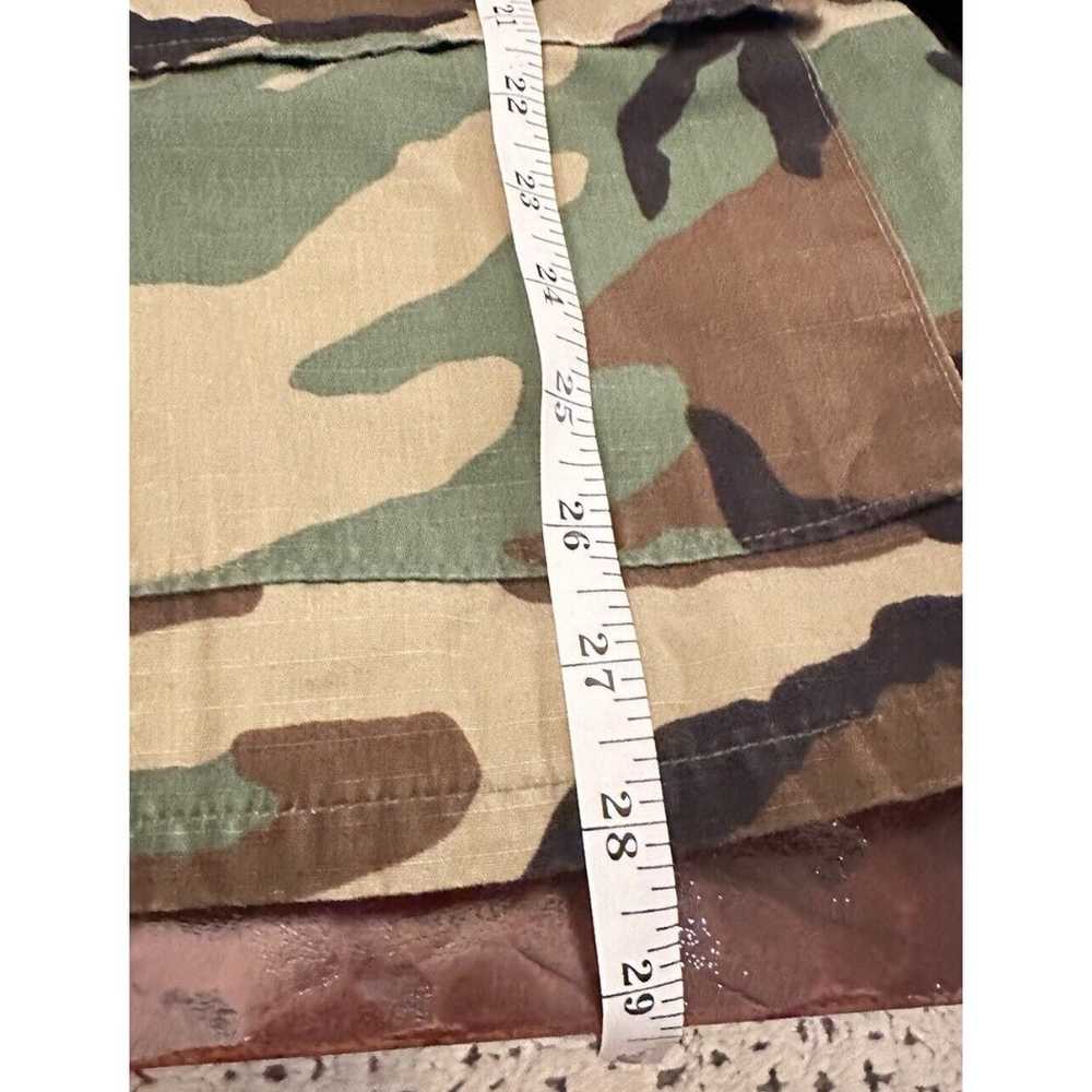 Vintage Camouflage Military Jacket Mens Medium M … - image 11