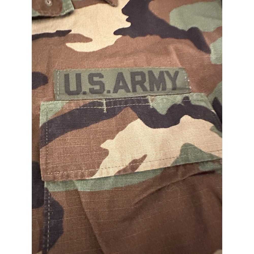 Vintage Camouflage Military Jacket Mens Medium M … - image 3