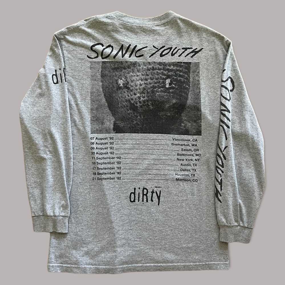 1992 Sonic Youth ‘Dirty Tour’ Long Sleeve - image 2