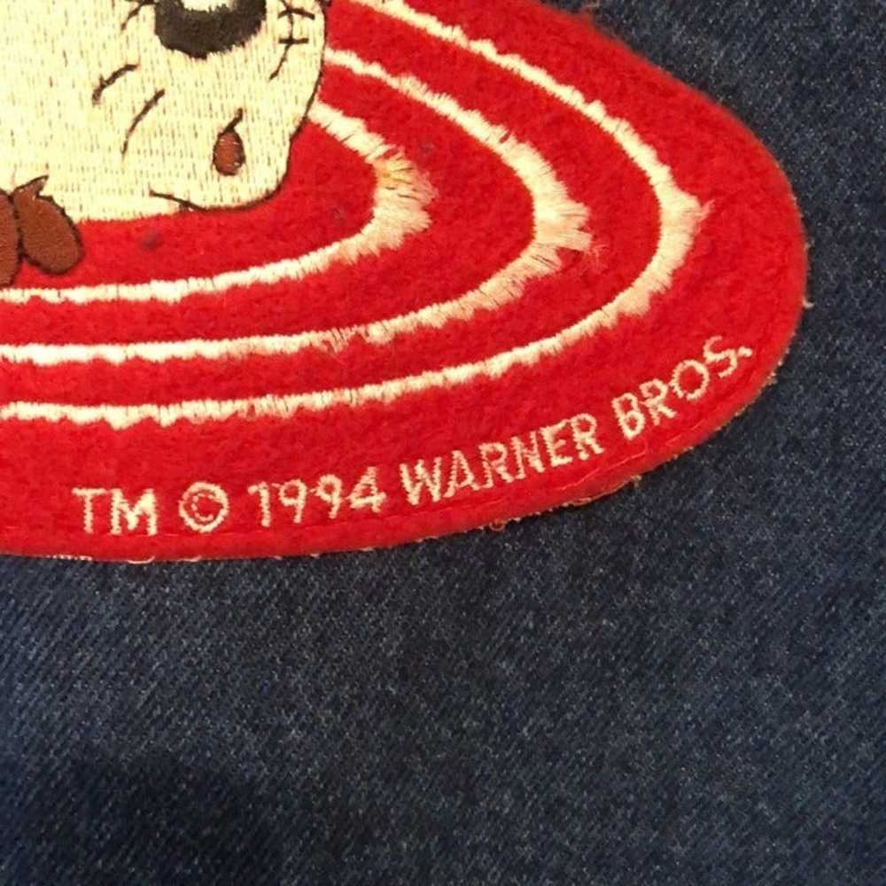 Vintage 1994 Denim Looney Tunes Jacket size M - image 7