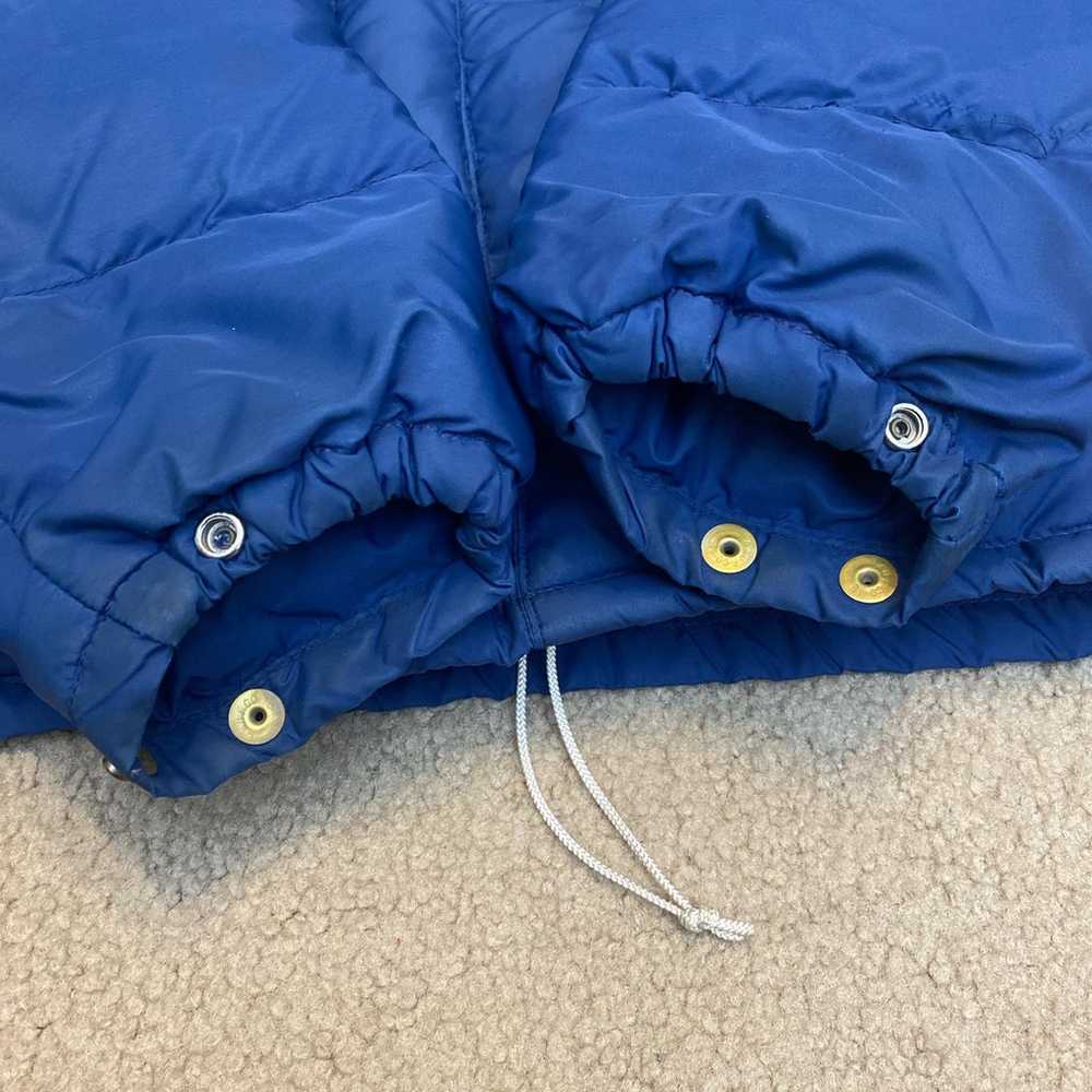 Vintage 70’s The North Face Blue Puffer Down Jack… - image 7