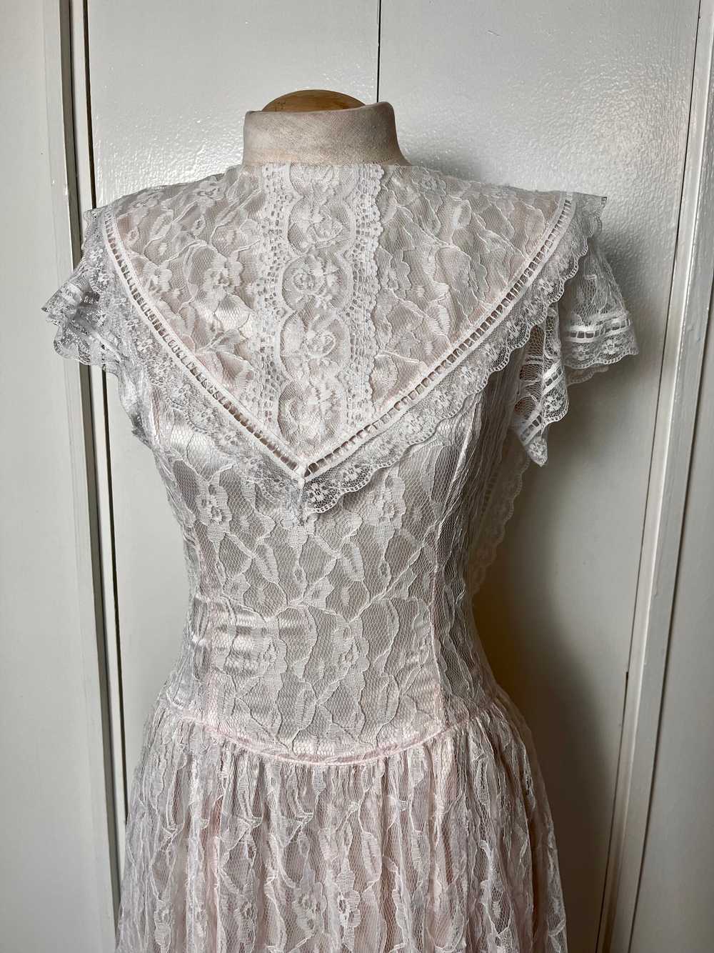 Vintage 1980's "Gunne Sax by Jessica McClintock" … - image 10