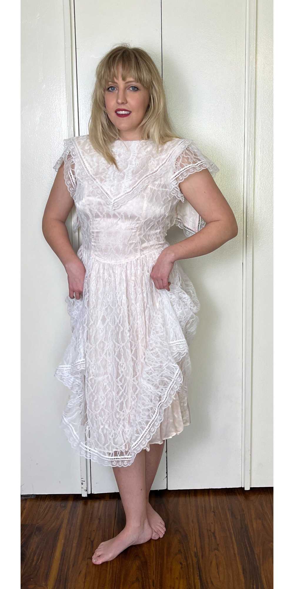 Vintage 1980's "Gunne Sax by Jessica McClintock" … - image 2