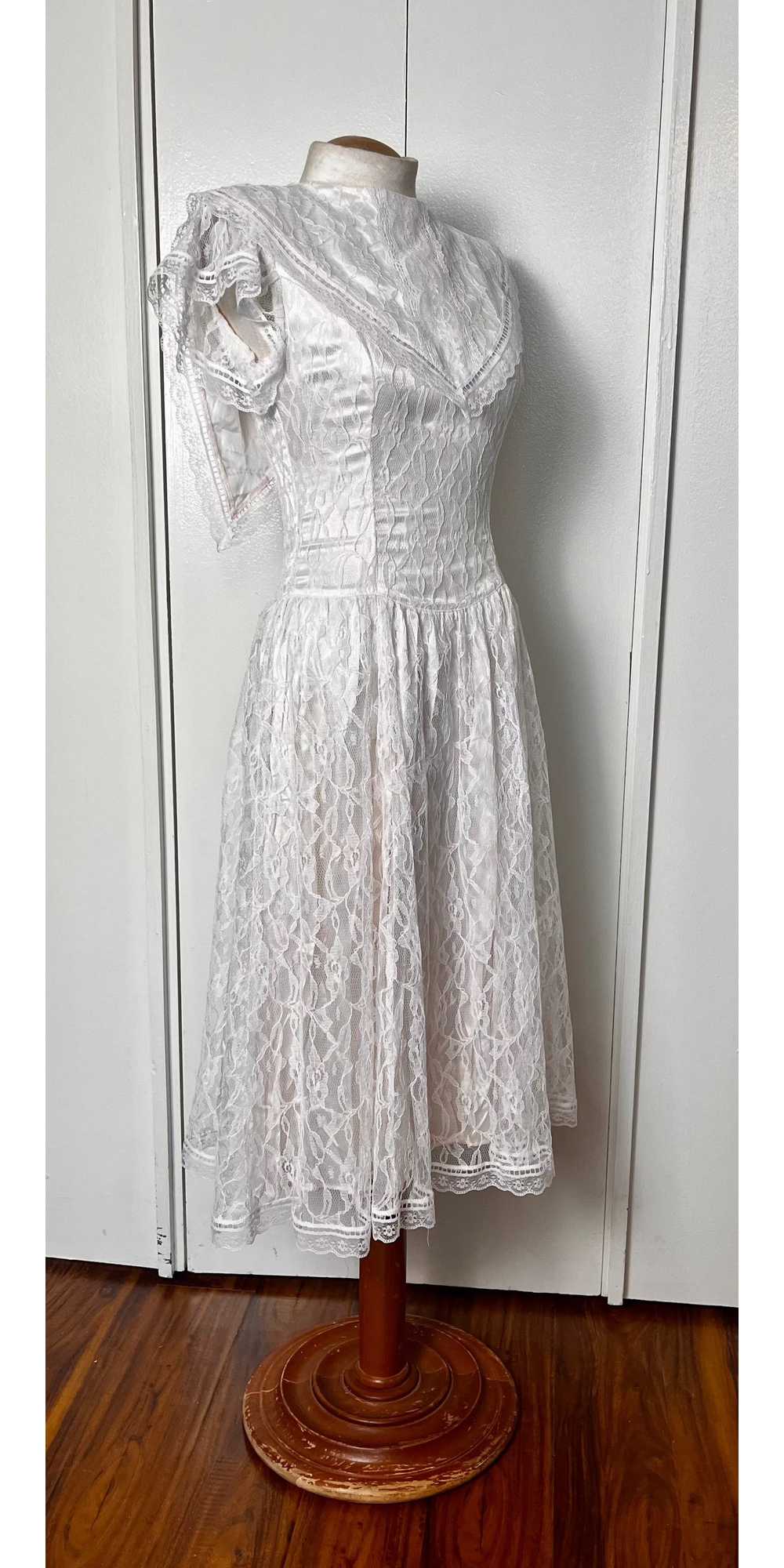 Vintage 1980's "Gunne Sax by Jessica McClintock" … - image 8