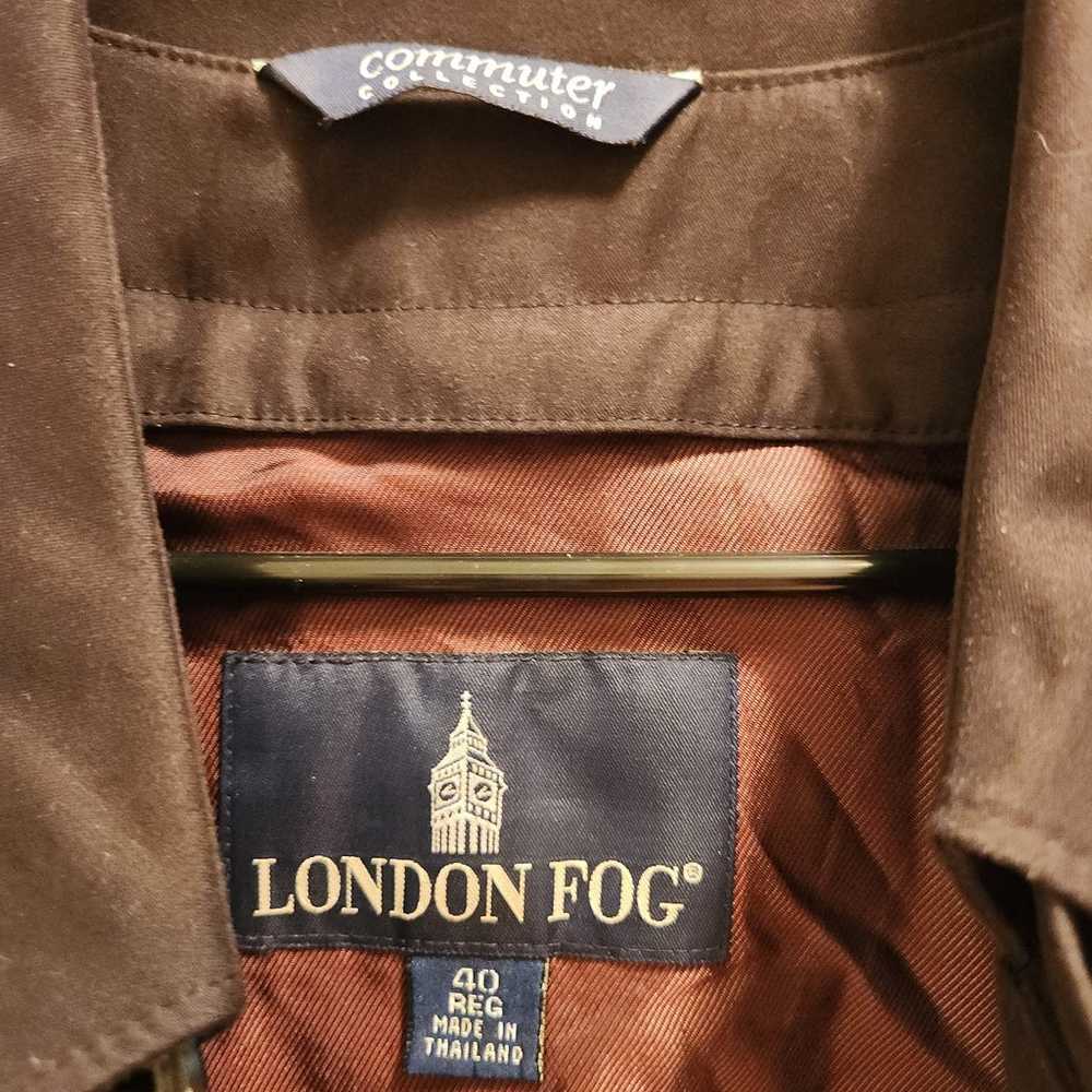 London Fog Black Trench Coat - image 2